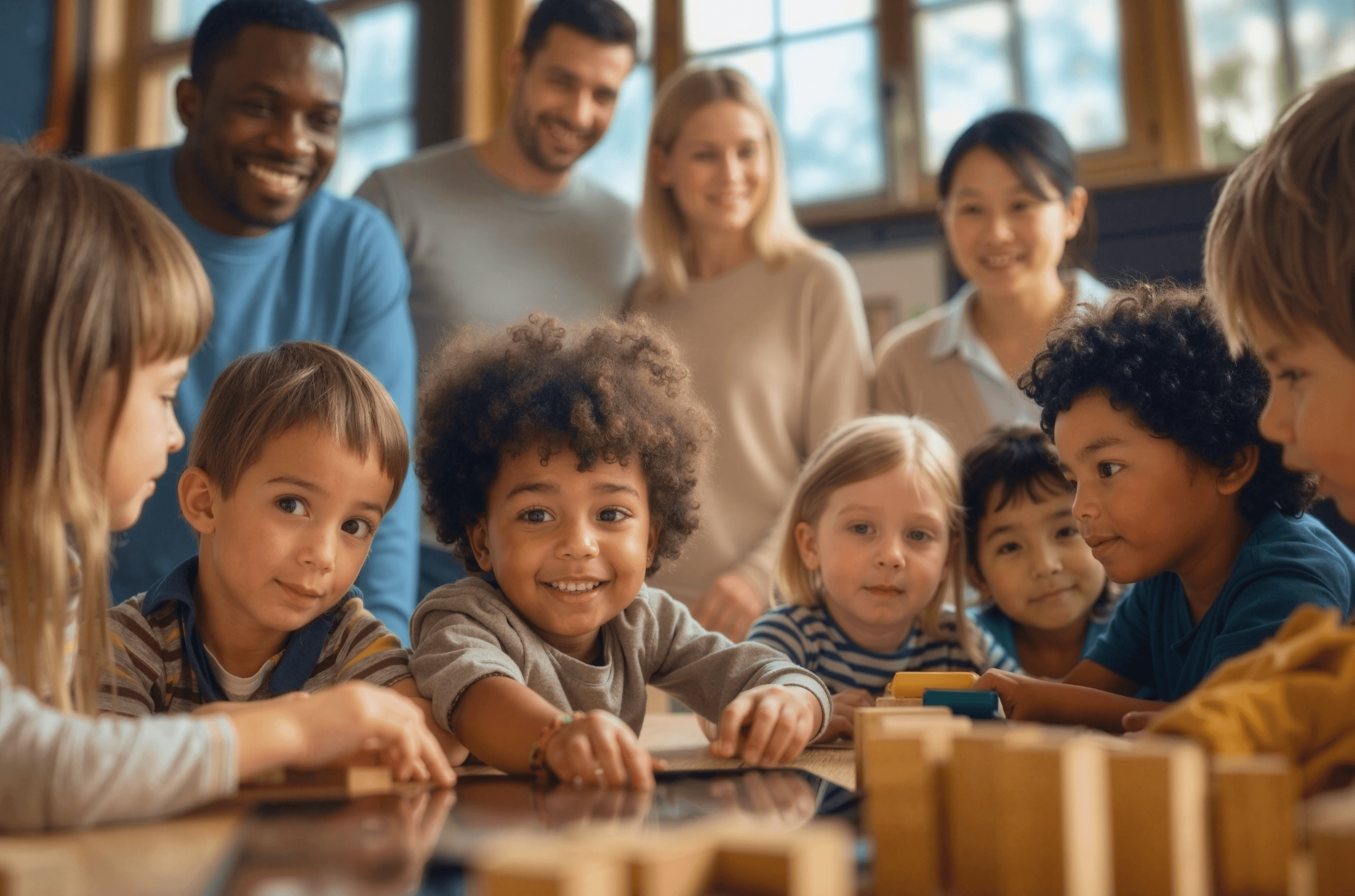 Family hero background