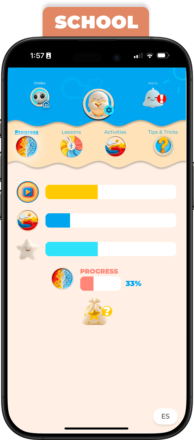Hope Seed School app on phone