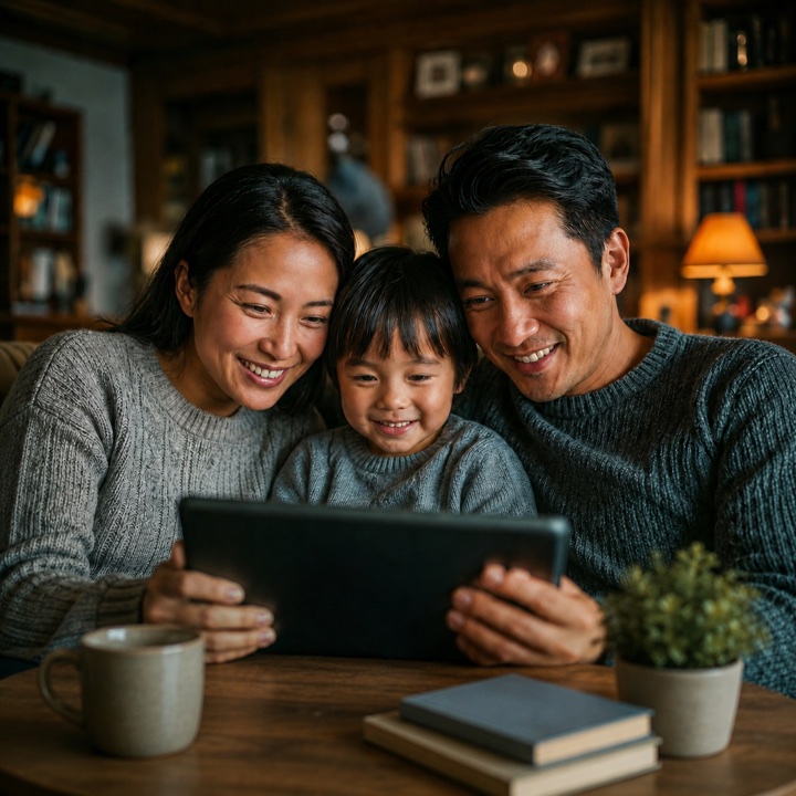 A family beginning a Hope Seed pathway together